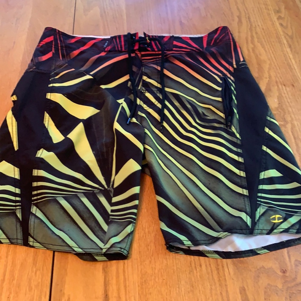 Men’s Split Swim Trunks.